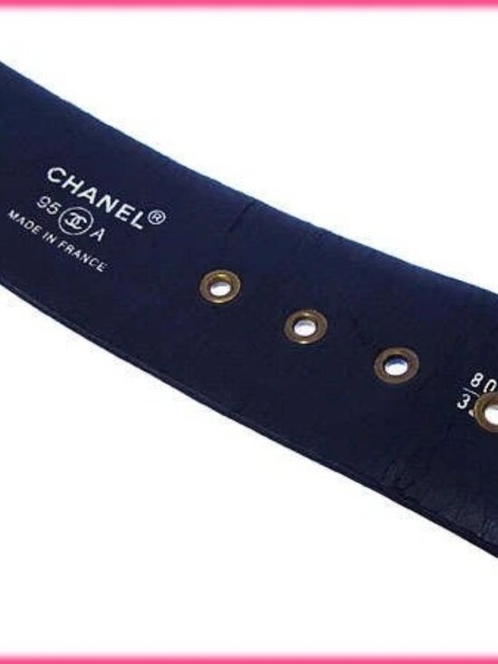 CHANEL belt Black x Gold Women Authentic secondhand main image 6